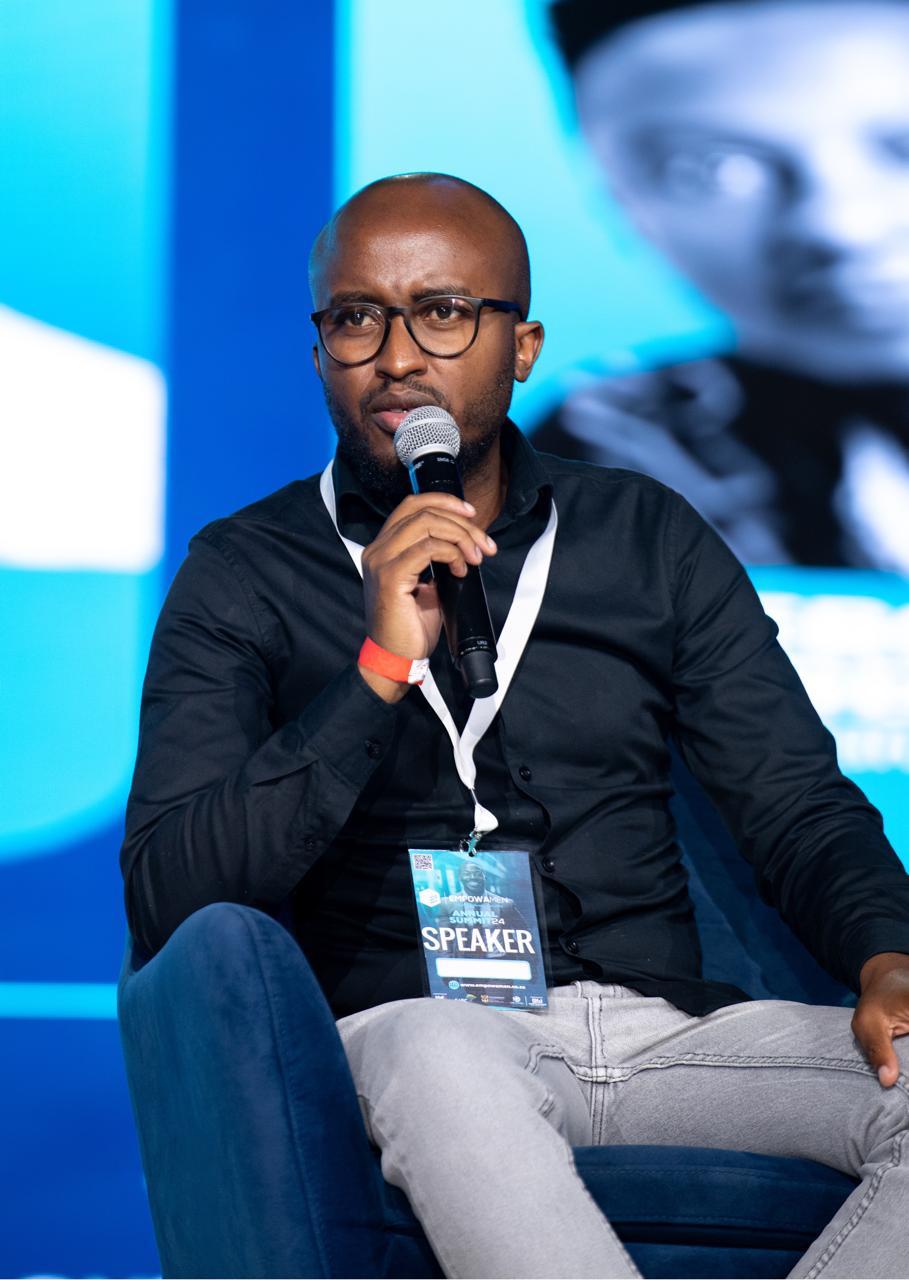 Siyabulela Jentile speaking at an event